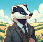 Badger Portrait